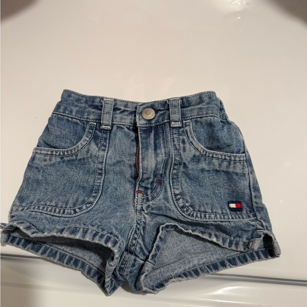 Tommy Hilfiger Kids Blue Denim Shorts